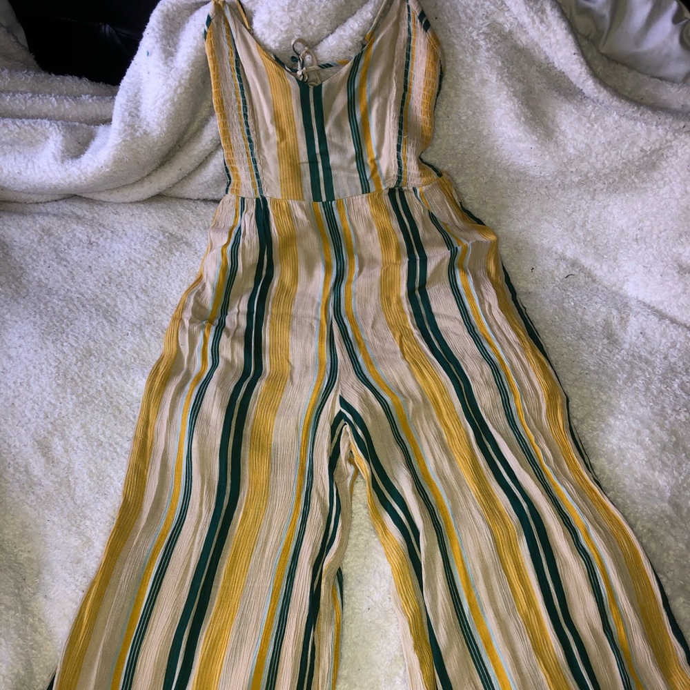 striped jumpsuit - Picture 2 of 4
